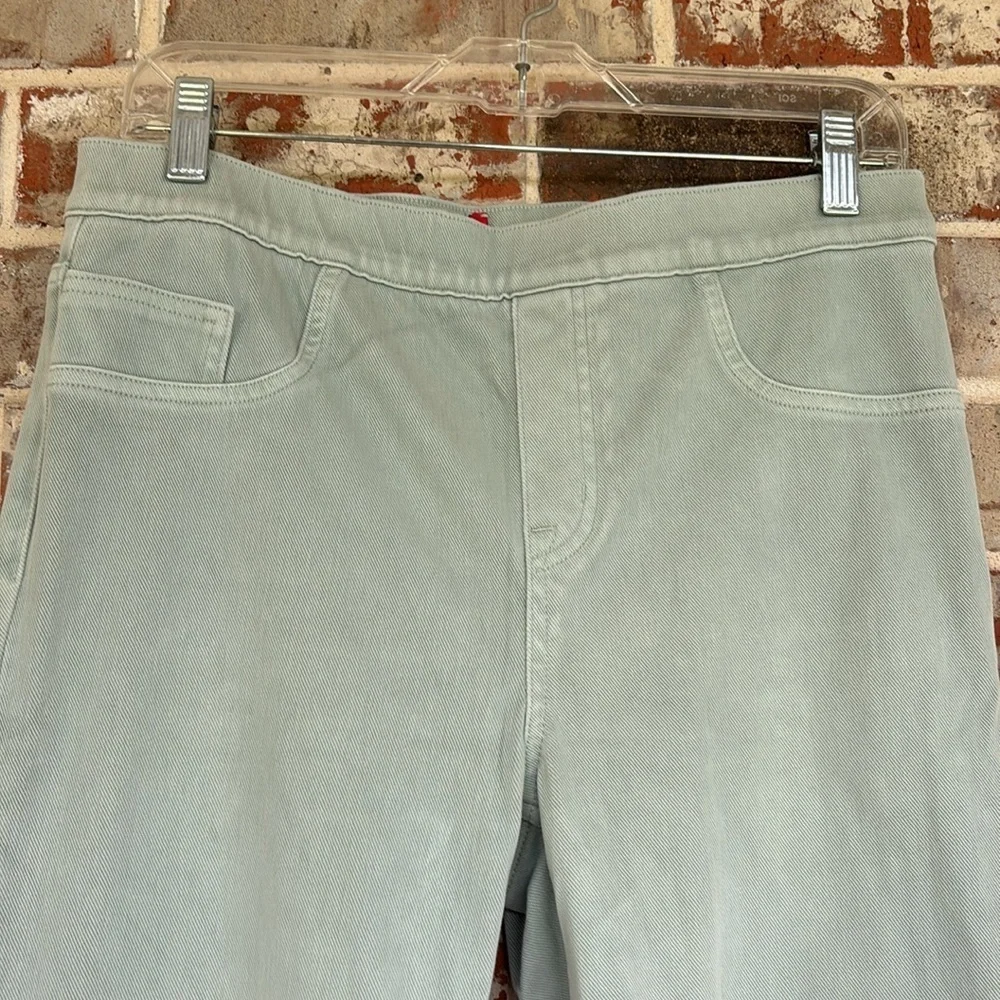Spanx Sage‎ Green Stretch Skinny Pull-On Jeans